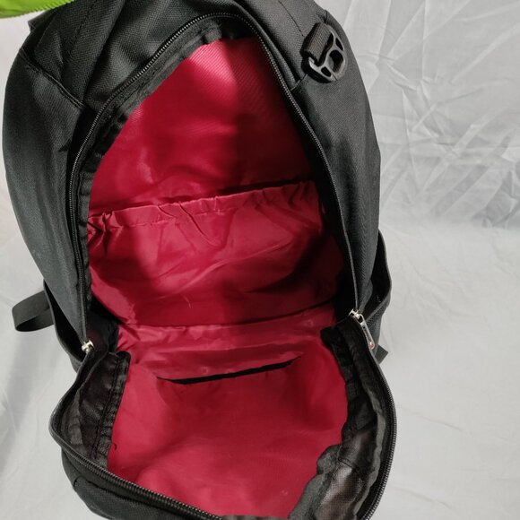 SwissGear Backpack Black Airflow 17in Bag (1186) Hiking Travel School - Picture 8 of 14